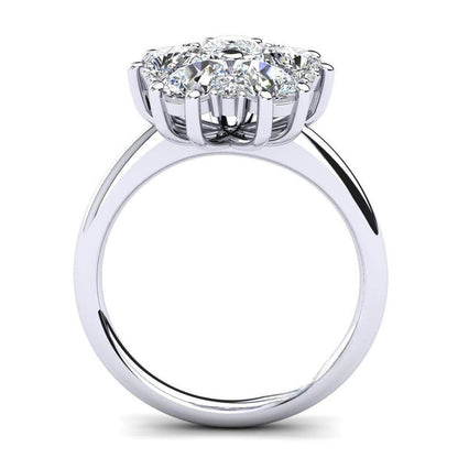 IGI Certified 2.00 CT Total Lab Grown 3EX Diamond Solid Gold Ring, Diamond Engagement Ring, Diamond Wedding Ring for Her.